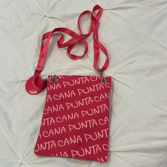 Robin Rute Women's Puntacana Red Dual Zipper Pocket Crossbody Sling Bag - Picture 7 of 8